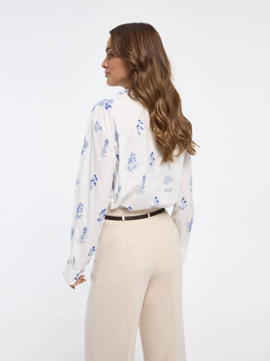 Loose-fit cotton shirt