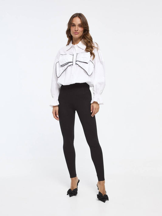 100% cotton shirt with a bow 🎀