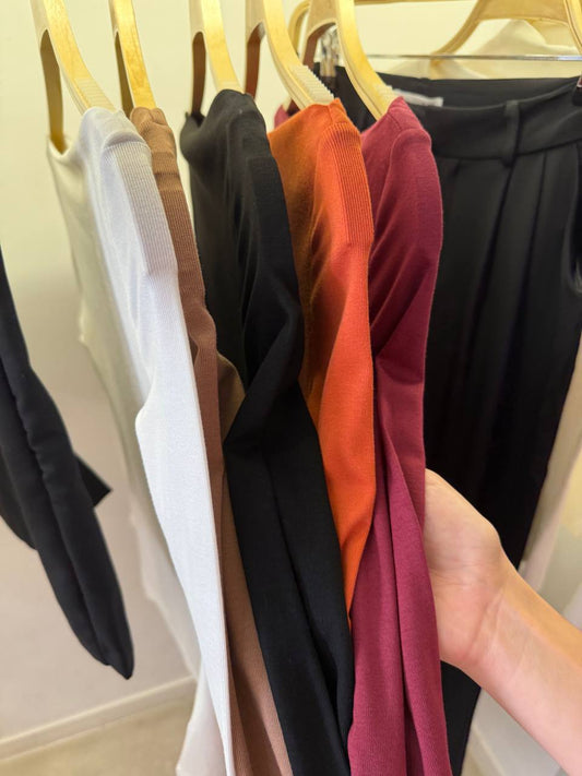 Long-sleeve viscose top