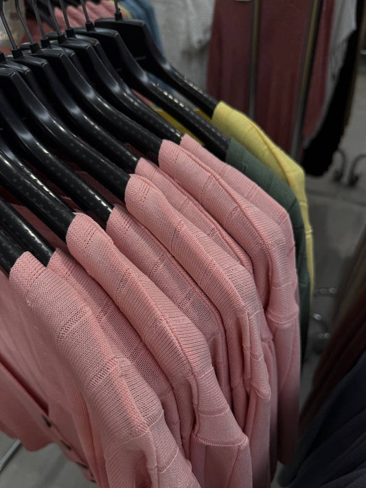 Cardigan made of fine knit