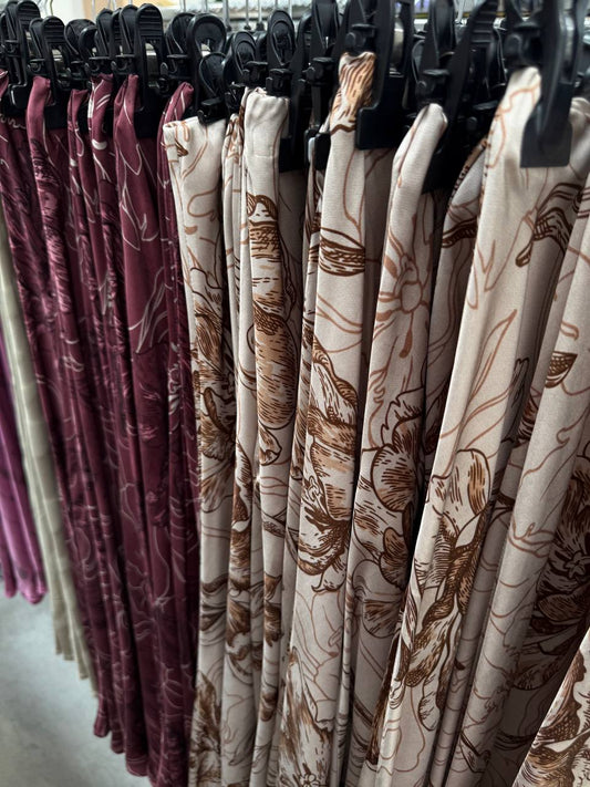 Chocolate vest and midi skirt