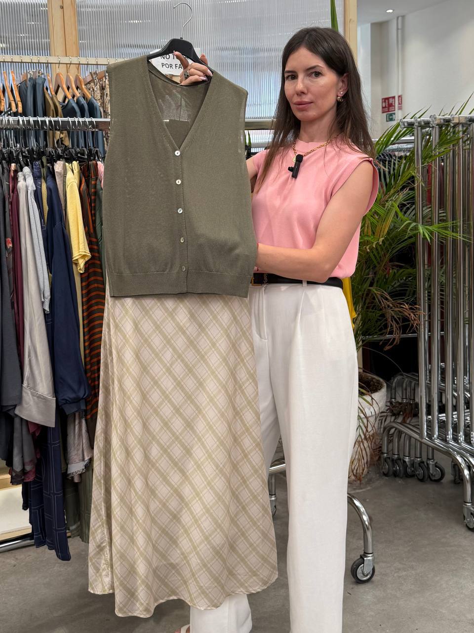 Vest and skirt