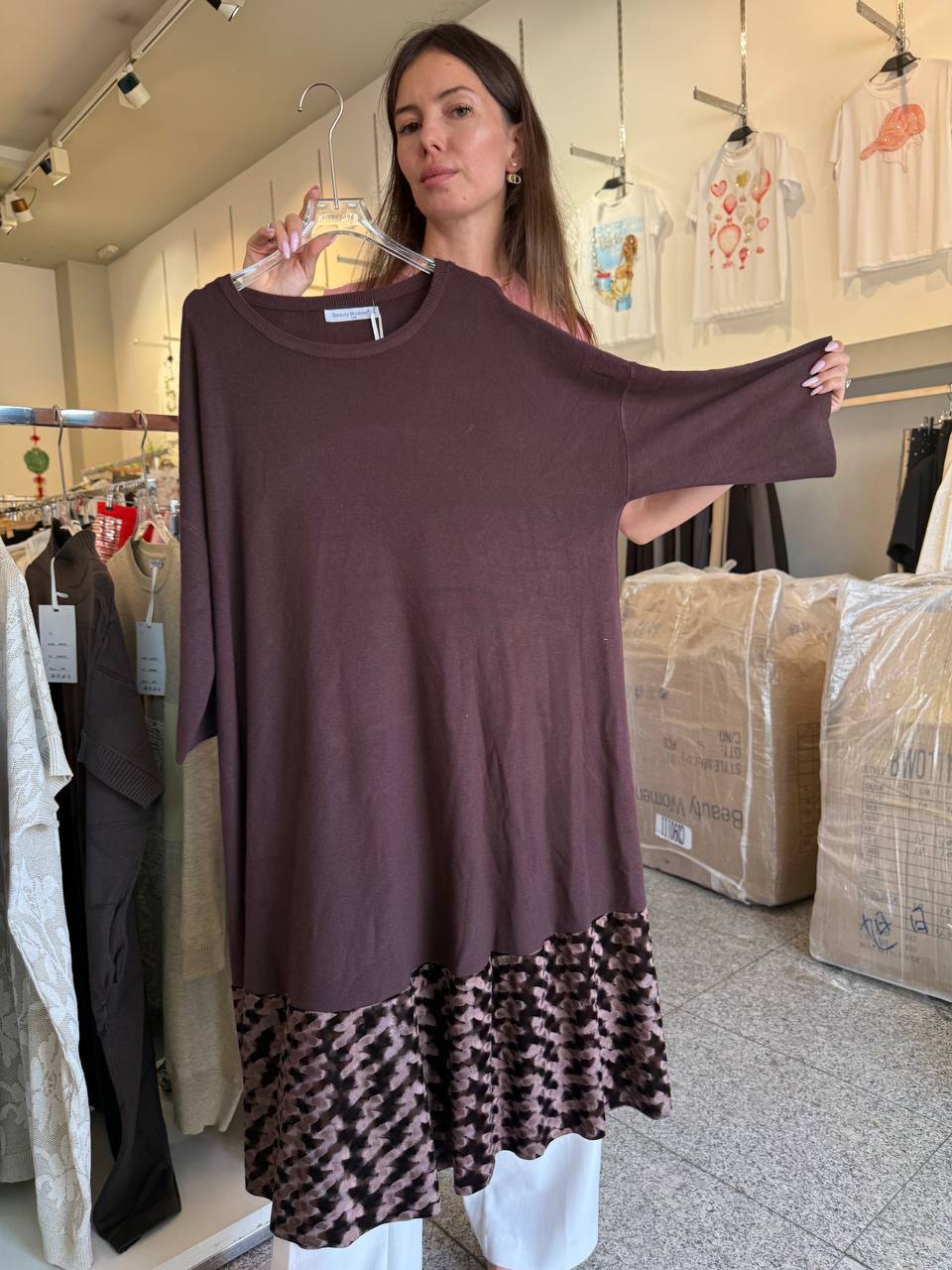 Knitted dress
