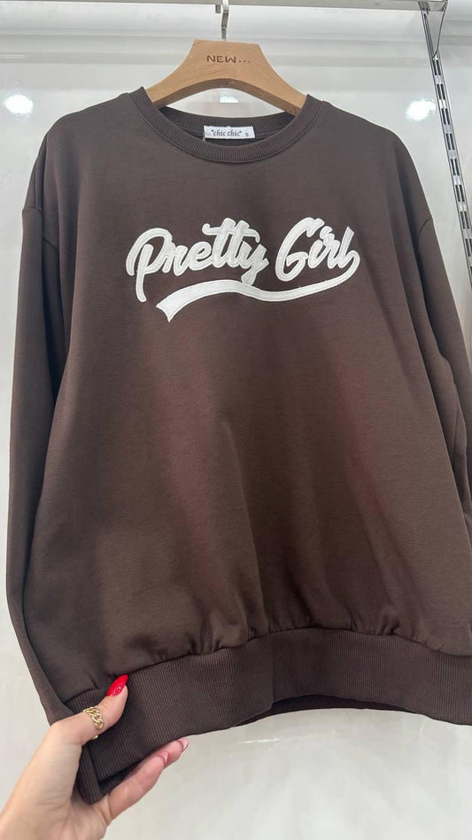 Hoodie with a laconic inscription.