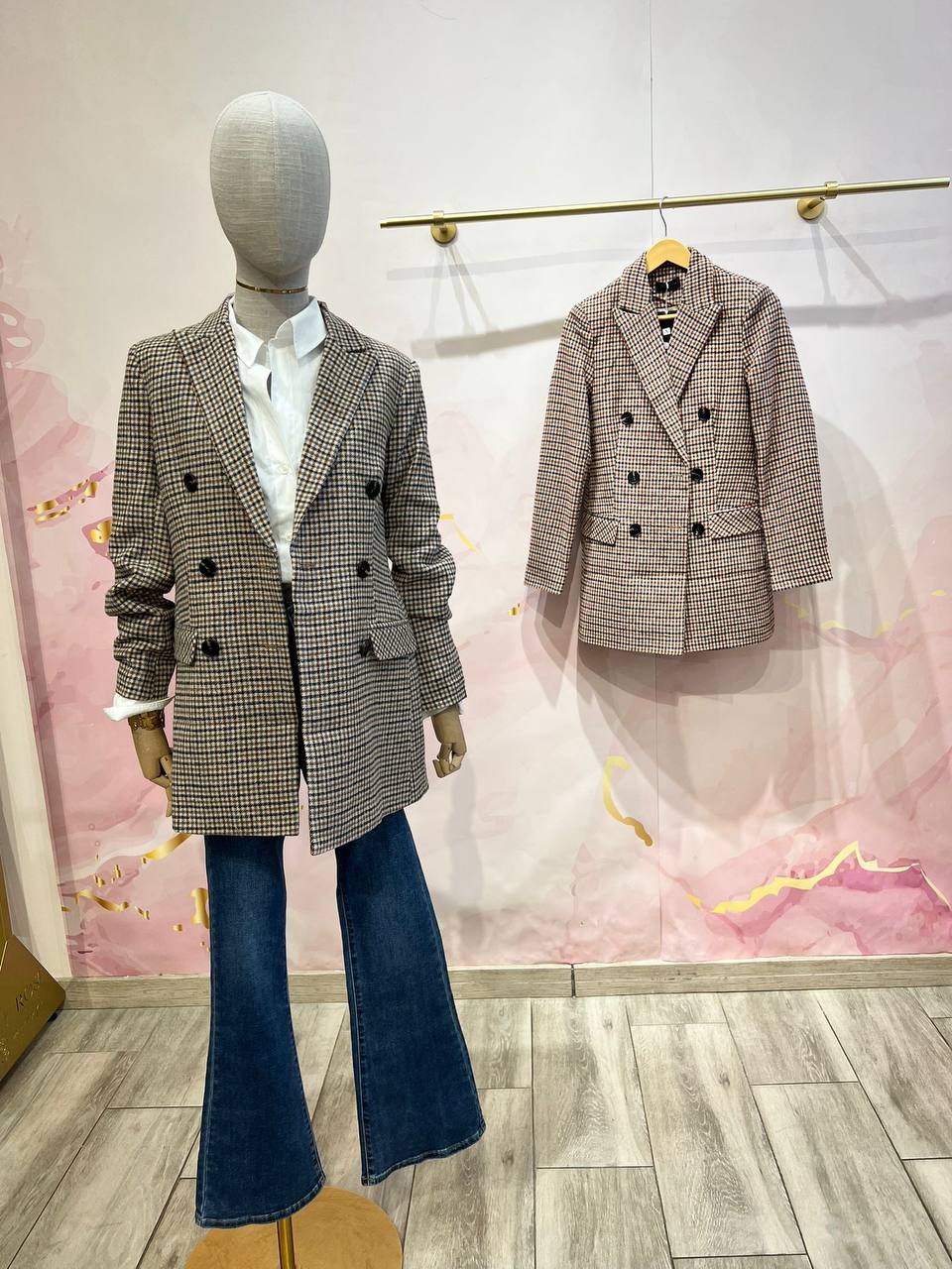 Elongated jacket.