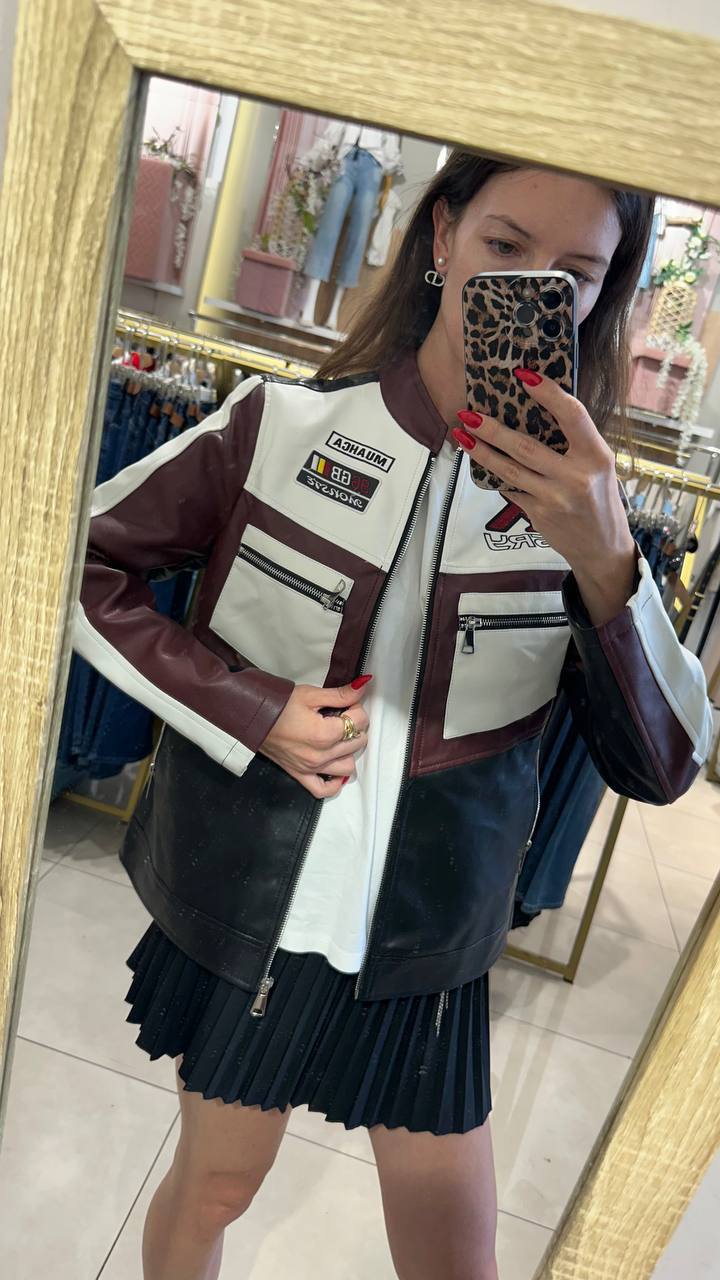 Eco-zamsha jacket