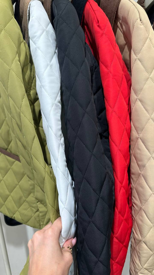 100-gram jackets in olive color