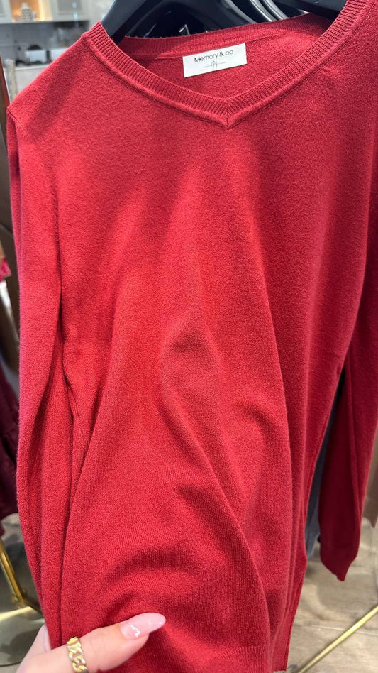 Basic thin-knit jumpers