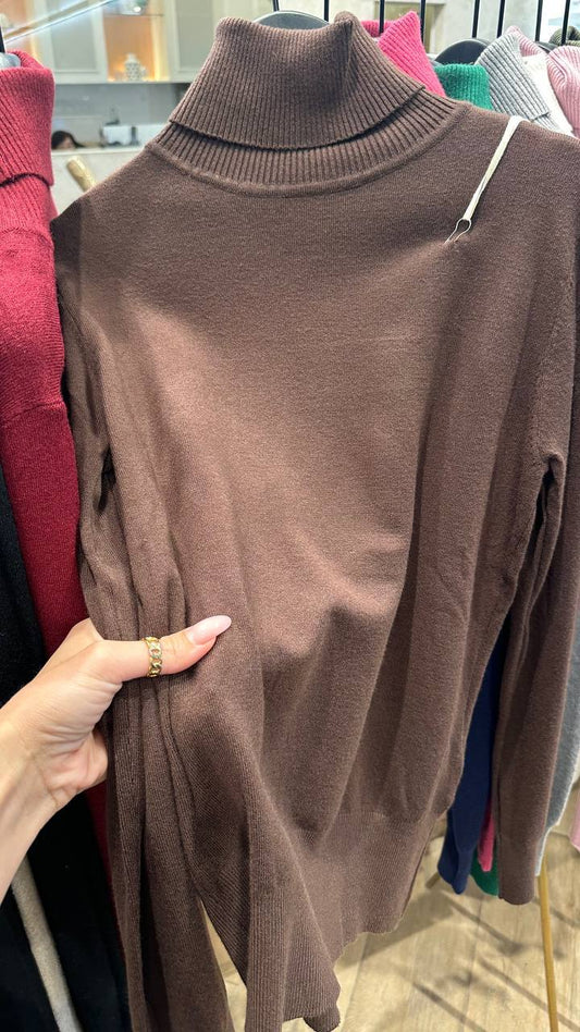 Basic turtlenecks in popular colors