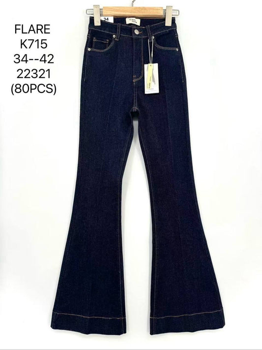 Flared jeans