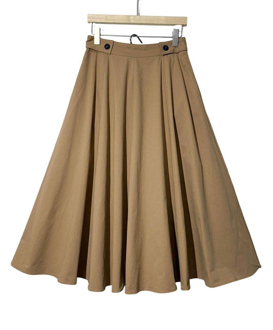 Elegant Midi Skirt in Autumn Colors