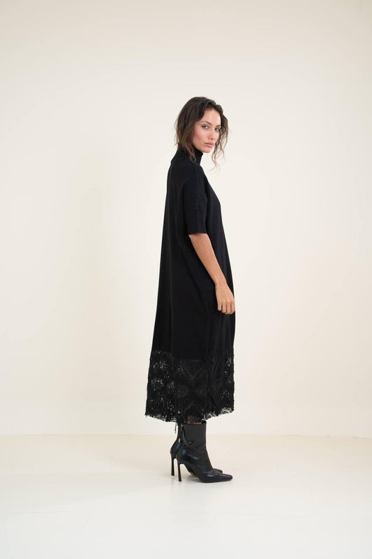 Loose-Fit Knitted Dress