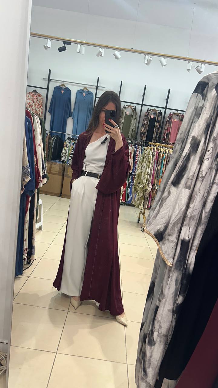 Two-piece satin set
