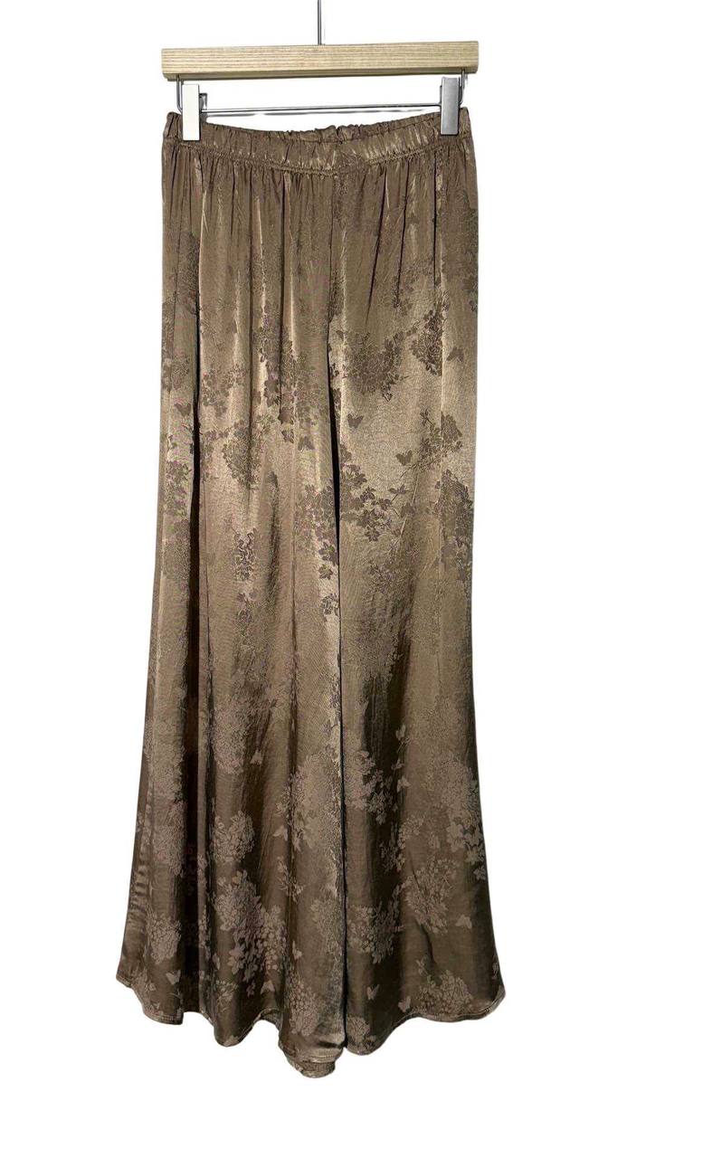 Palazzo Pants - Viscose Silk with Elastic Waistband