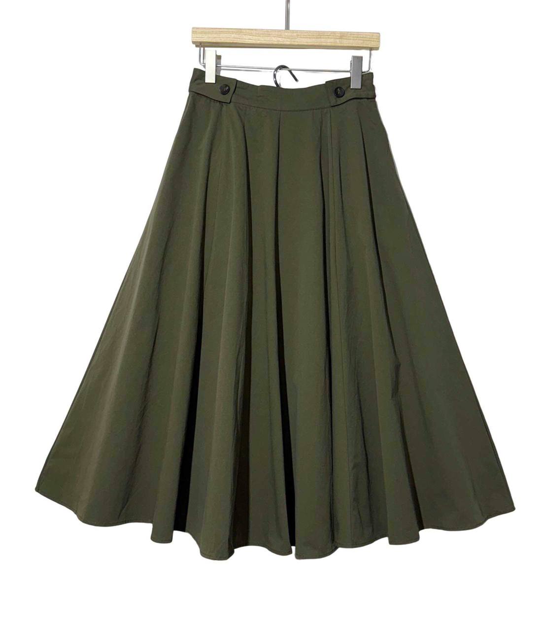 Elegant Midi Skirt in Autumn Colors