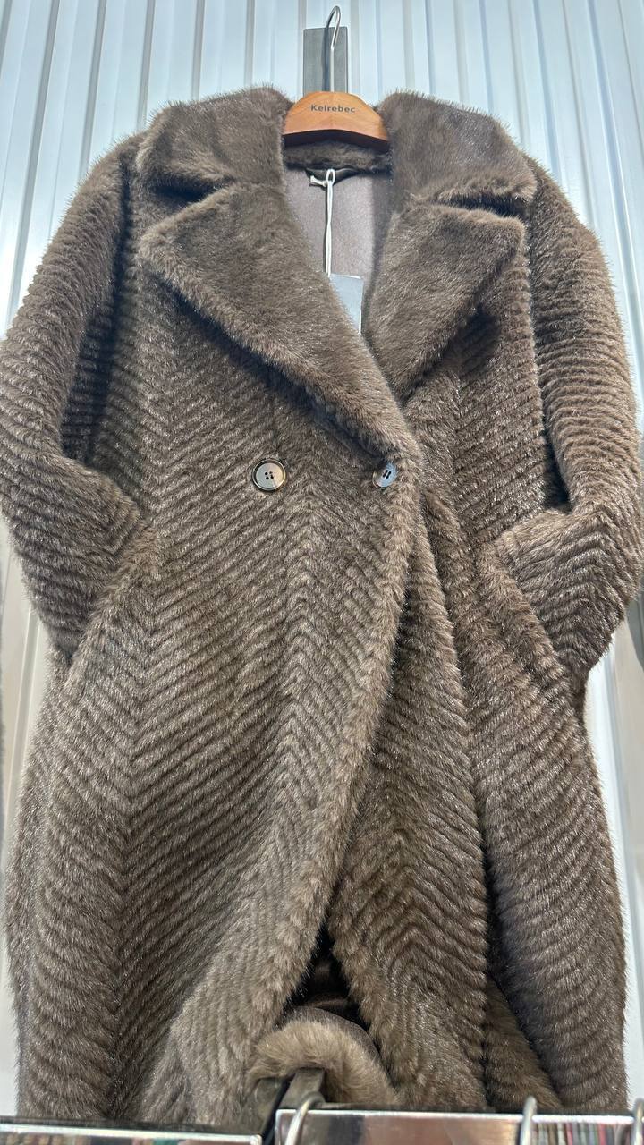 Eco-fur coat
