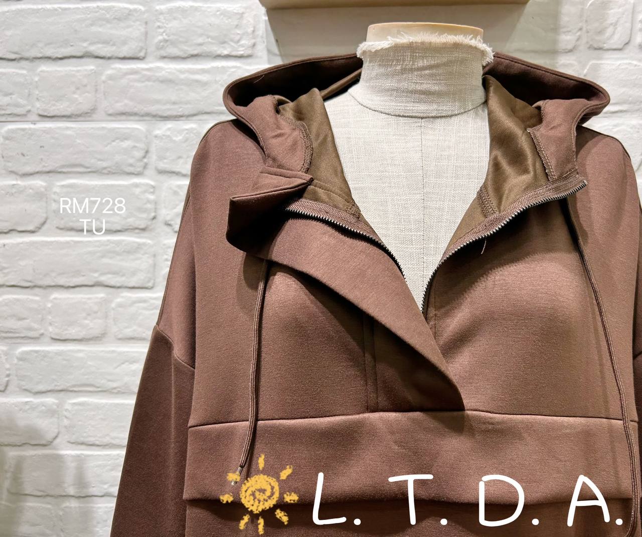 Viscose hoodie