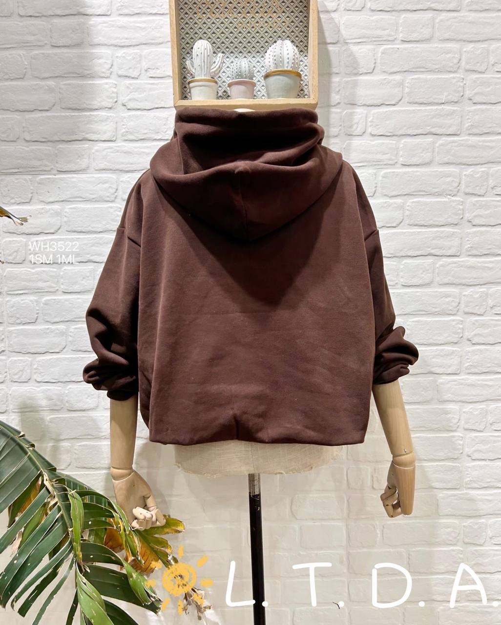 Zip-up sweatshirt