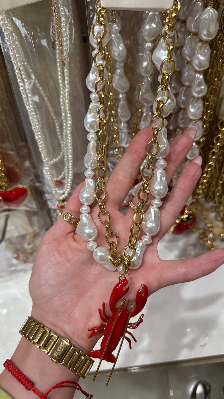 necklaces in a summer theme