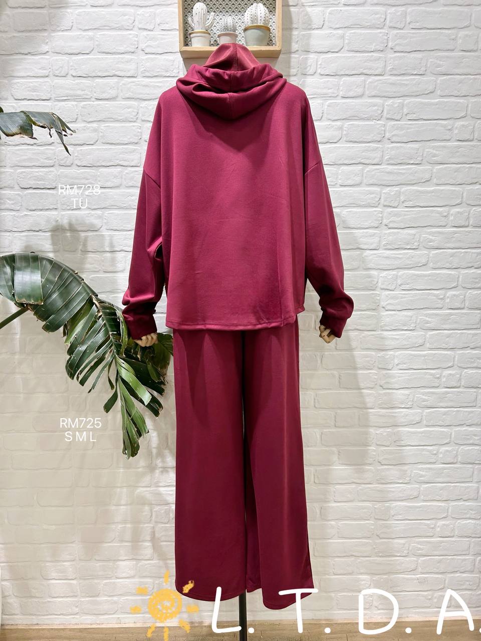 Viscose hoodie