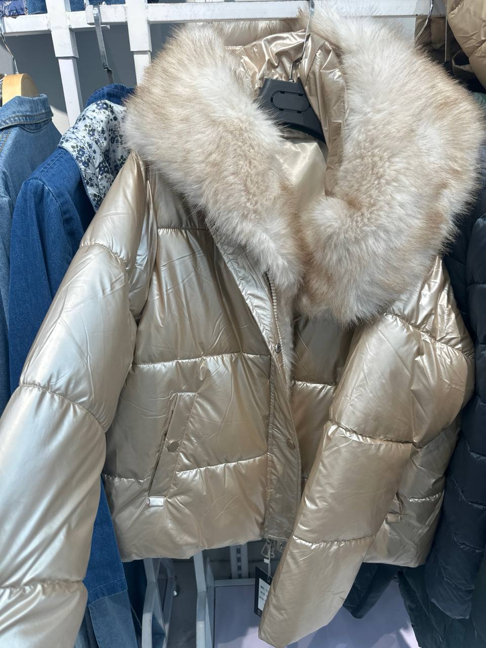 Fox Fur Detachable Jacket