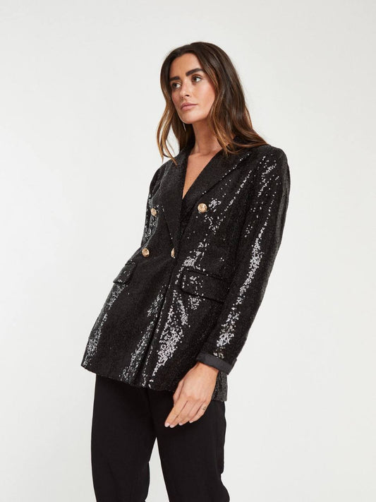 Statement Blazer with Patches