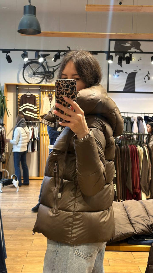 Autumn-Spring Jacket with High Collar