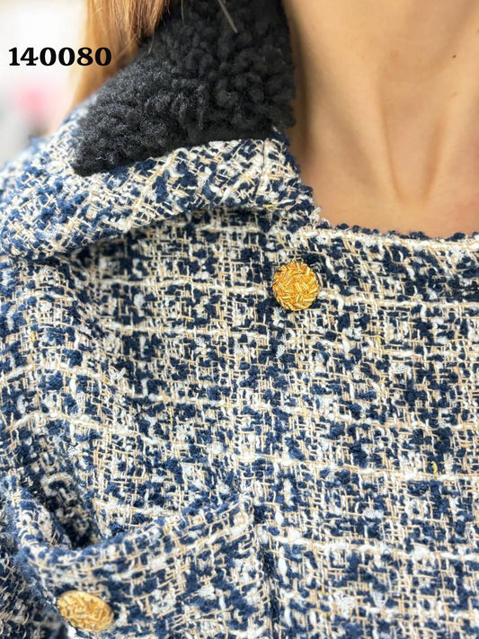 Tweed Jacket in Chanel Style