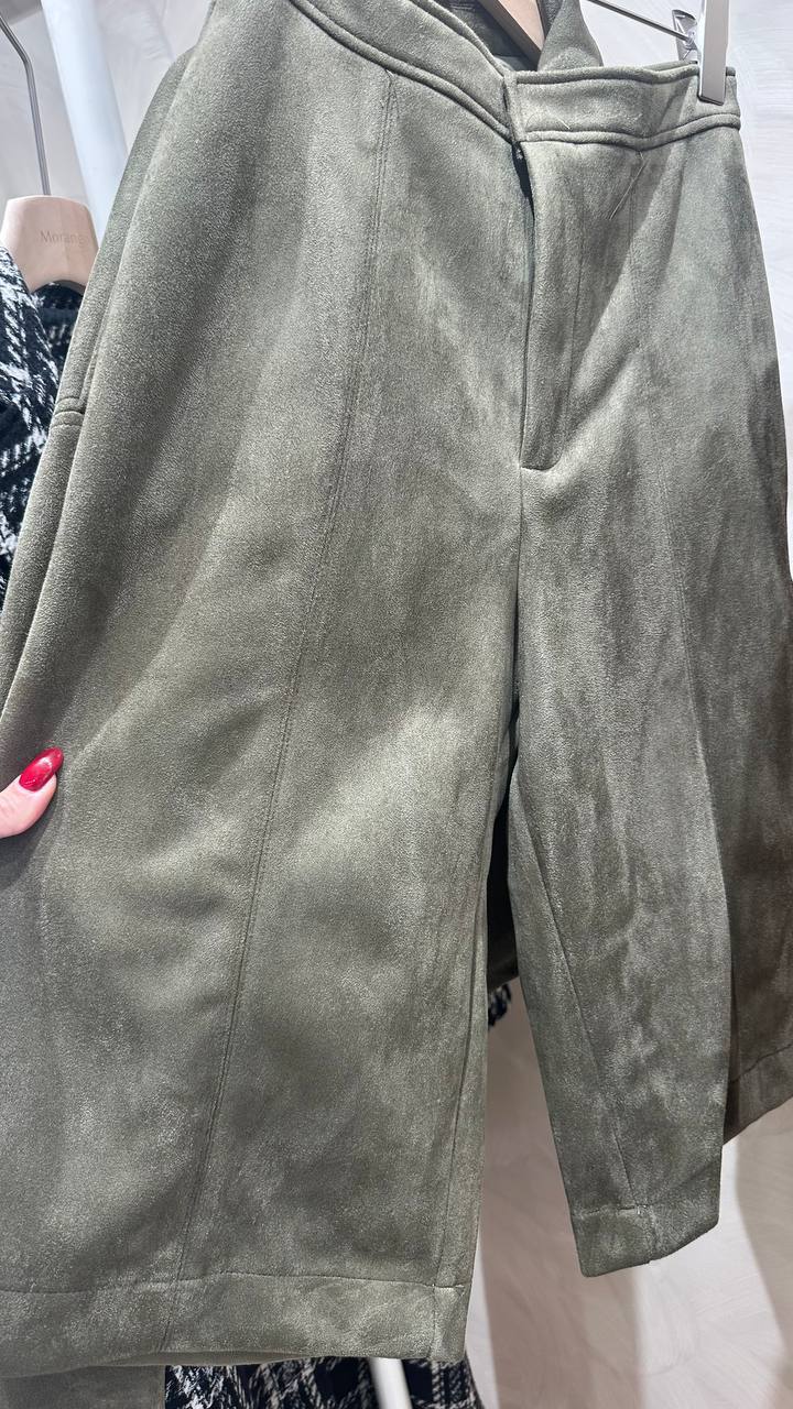 Eco-Suede Bermuda Shorts