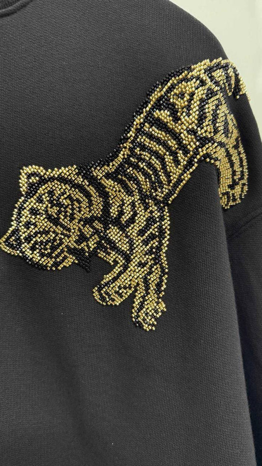 Embroidered Beaded Jumper