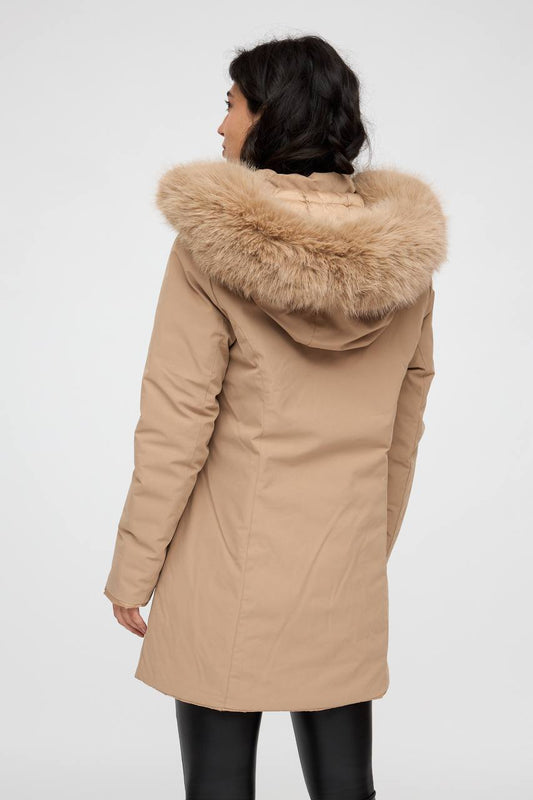 Double-Sided Mid-Length Jacket