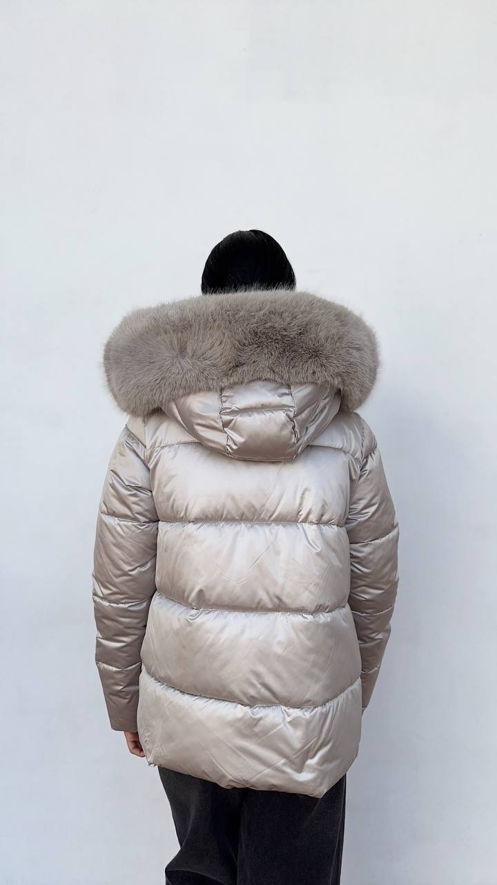 Jacket with Pearl Shine