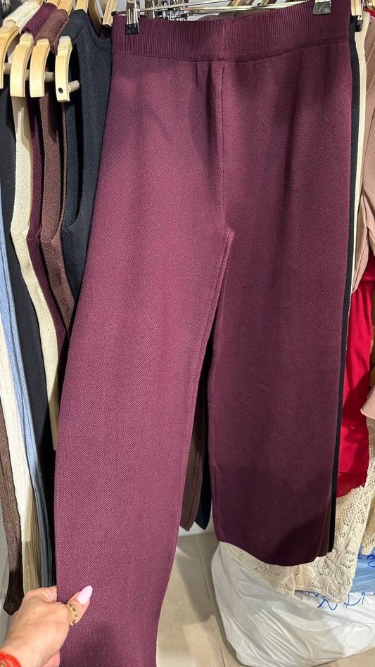 Viscose knit pants