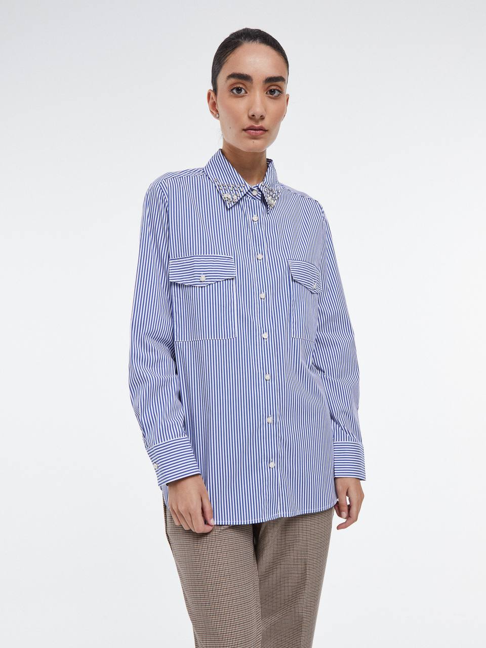 Oversize cotton shirt
