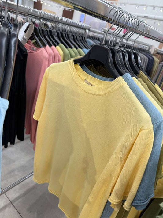 Knit T-shirt