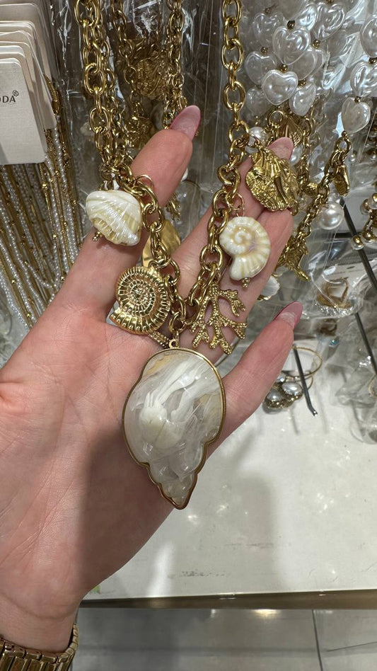necklaces in a summer theme