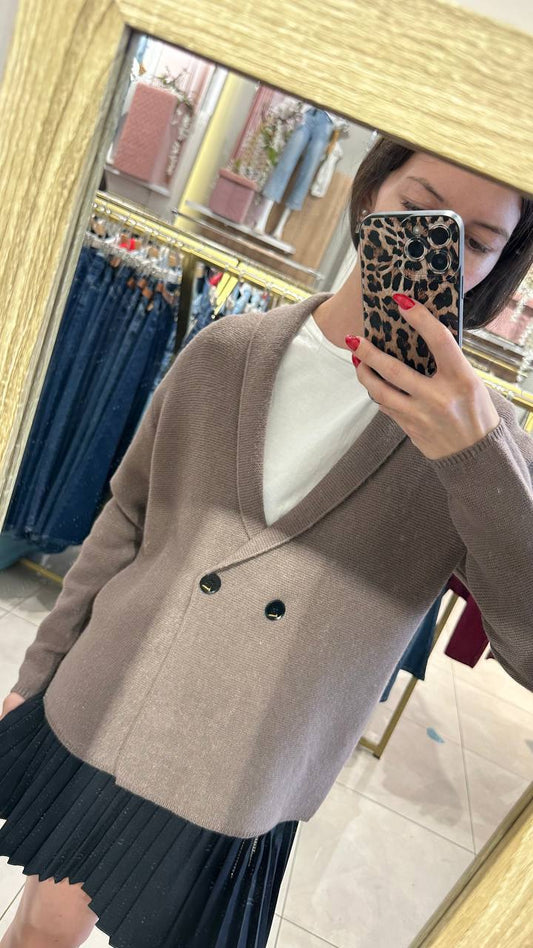 Knitwear jacket