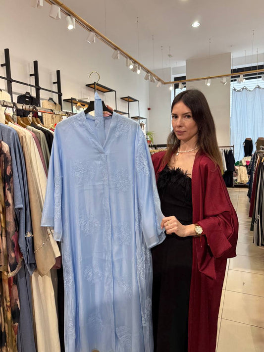 Dress with a belt