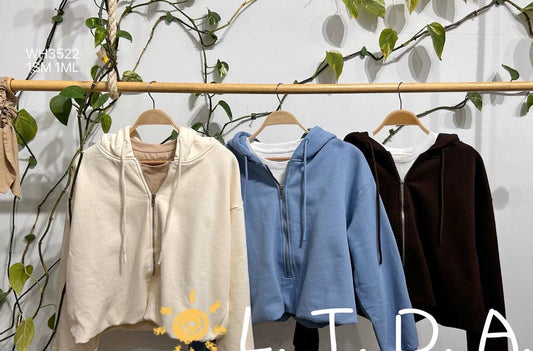 Zip-up sweatshirt