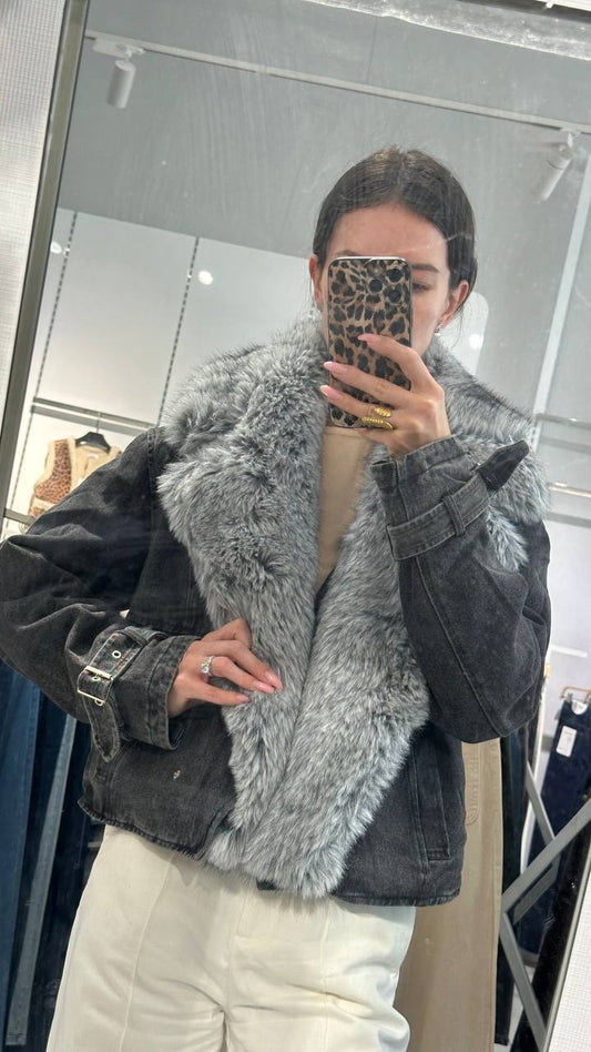 Warm denim jacket