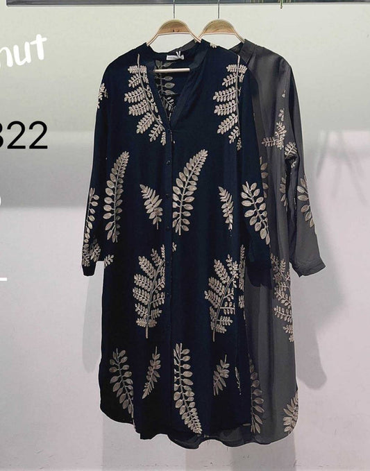 A loose-fit dress