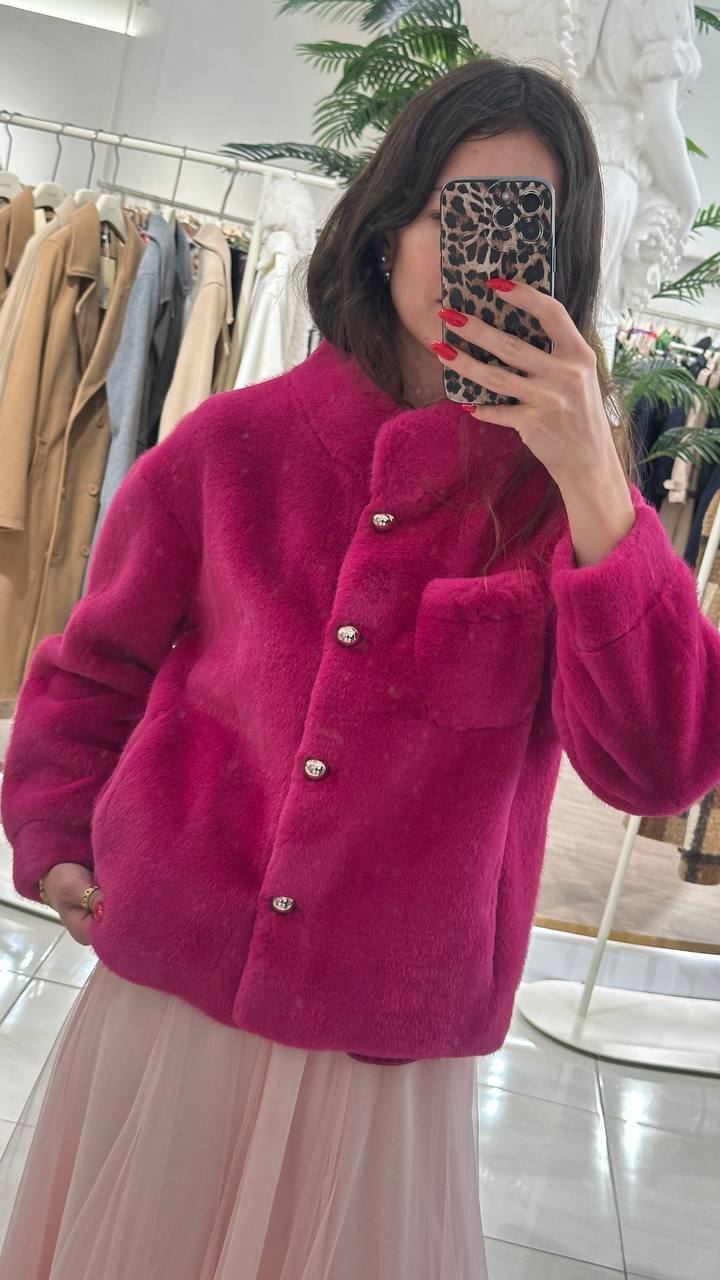 Bright fur jacket