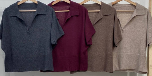 Knitted Polo Shirt