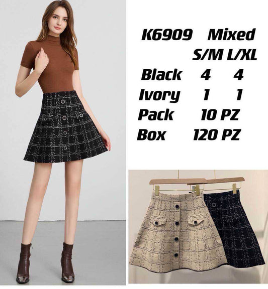 Fitted Knitted Midi Skirt