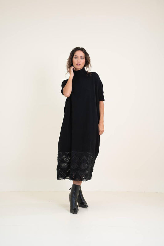 Loose-Fit Knitted Dress