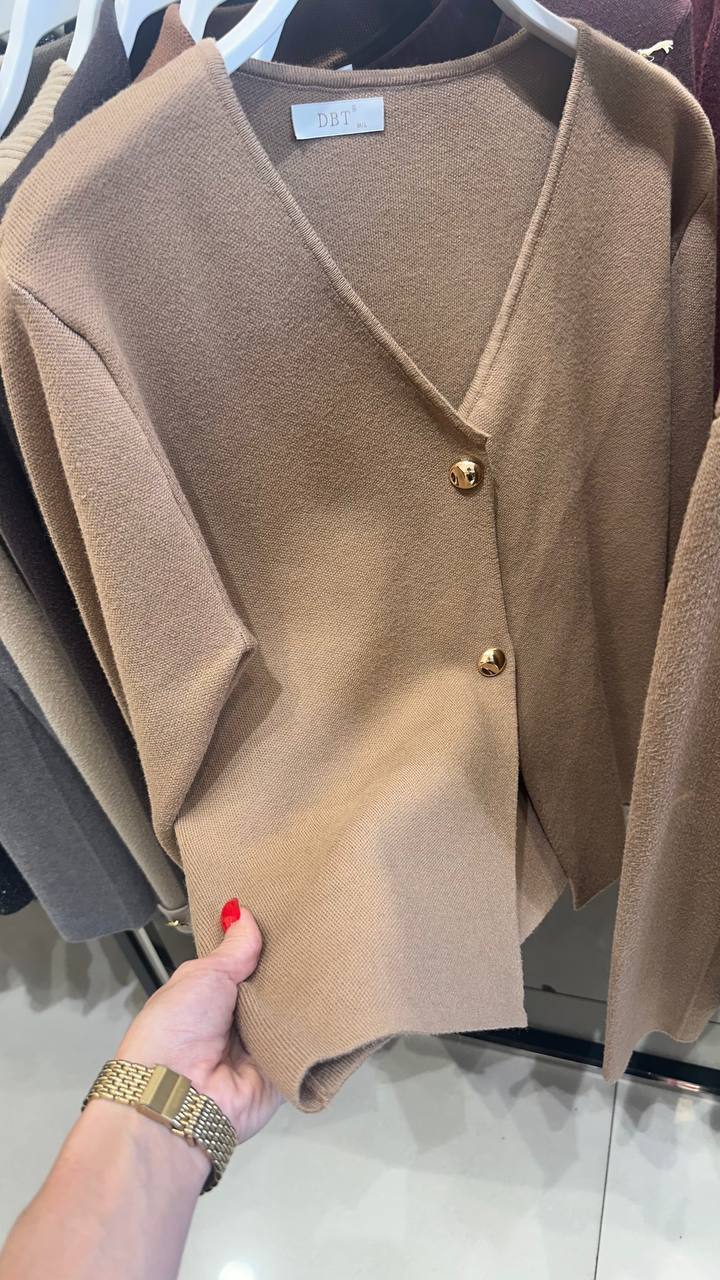 Knitted Dior-Style Jacket - Smooth Viscose