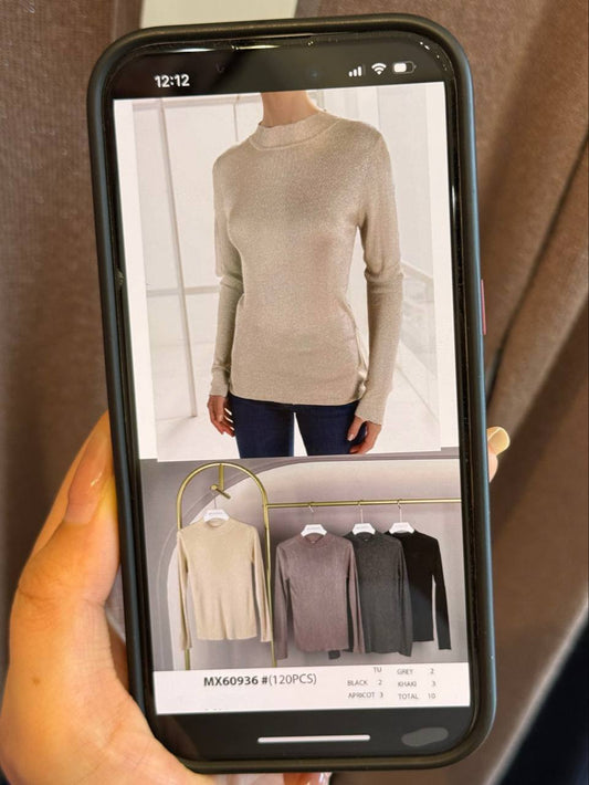 Thin knit jumper