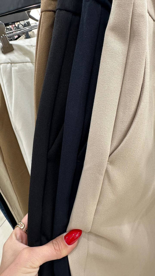 Straight-leg pants