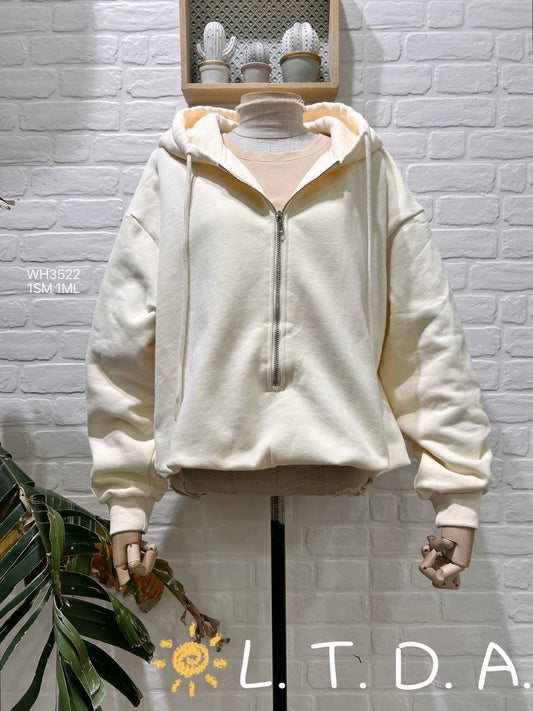 Zip-up sweatshirt