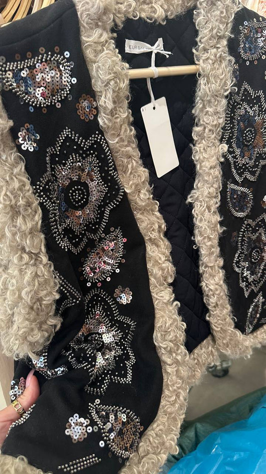 Eco-suede vest